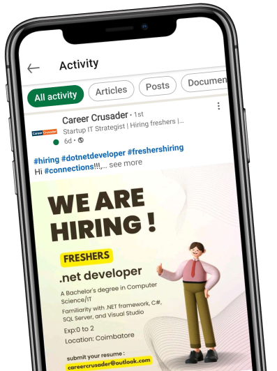 Linkedin mobile ad